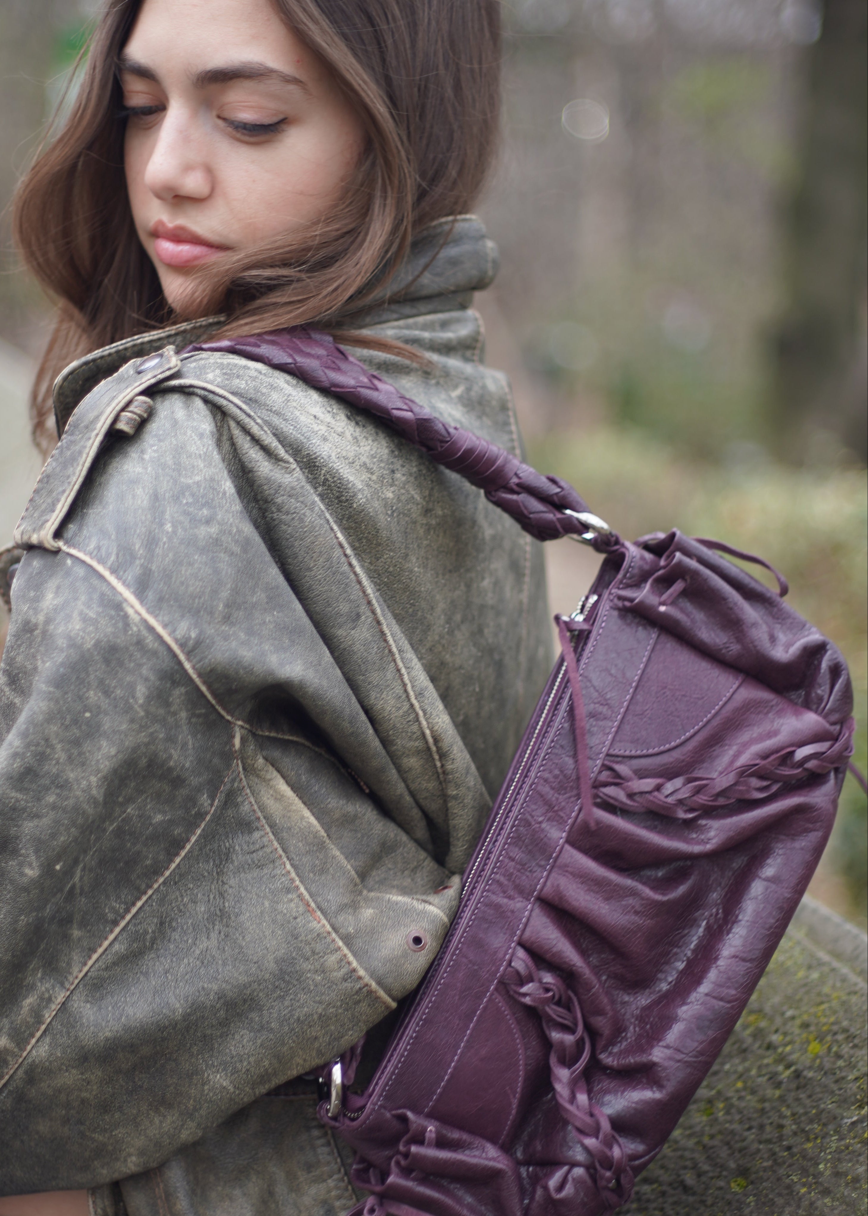 J Bag [Midnight Plum] – Jolana NYC