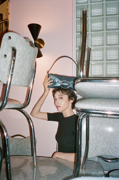 Liv Studded Baguette [Gunmetal]