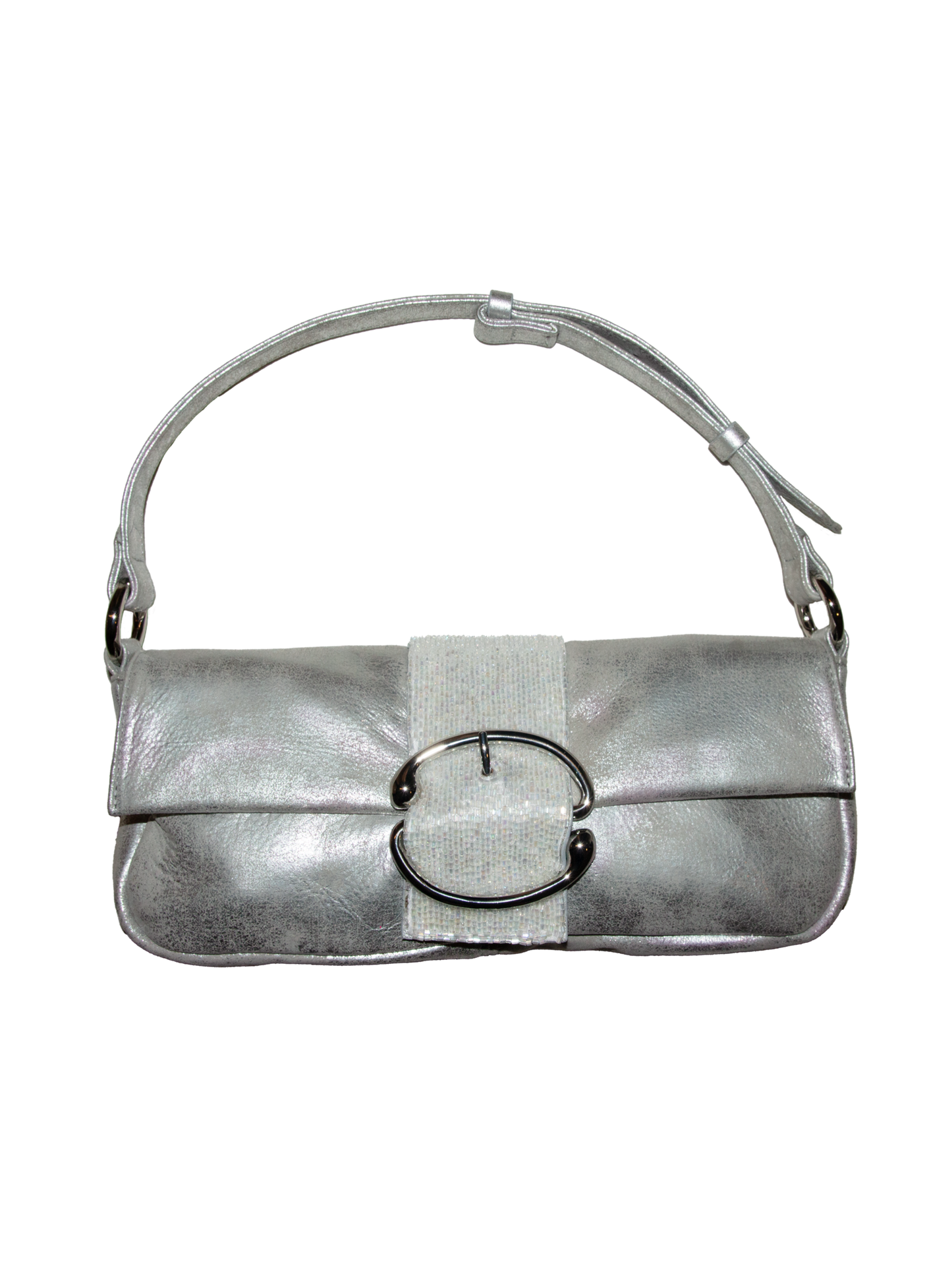 Liv Beaded Baguette [Platinum]