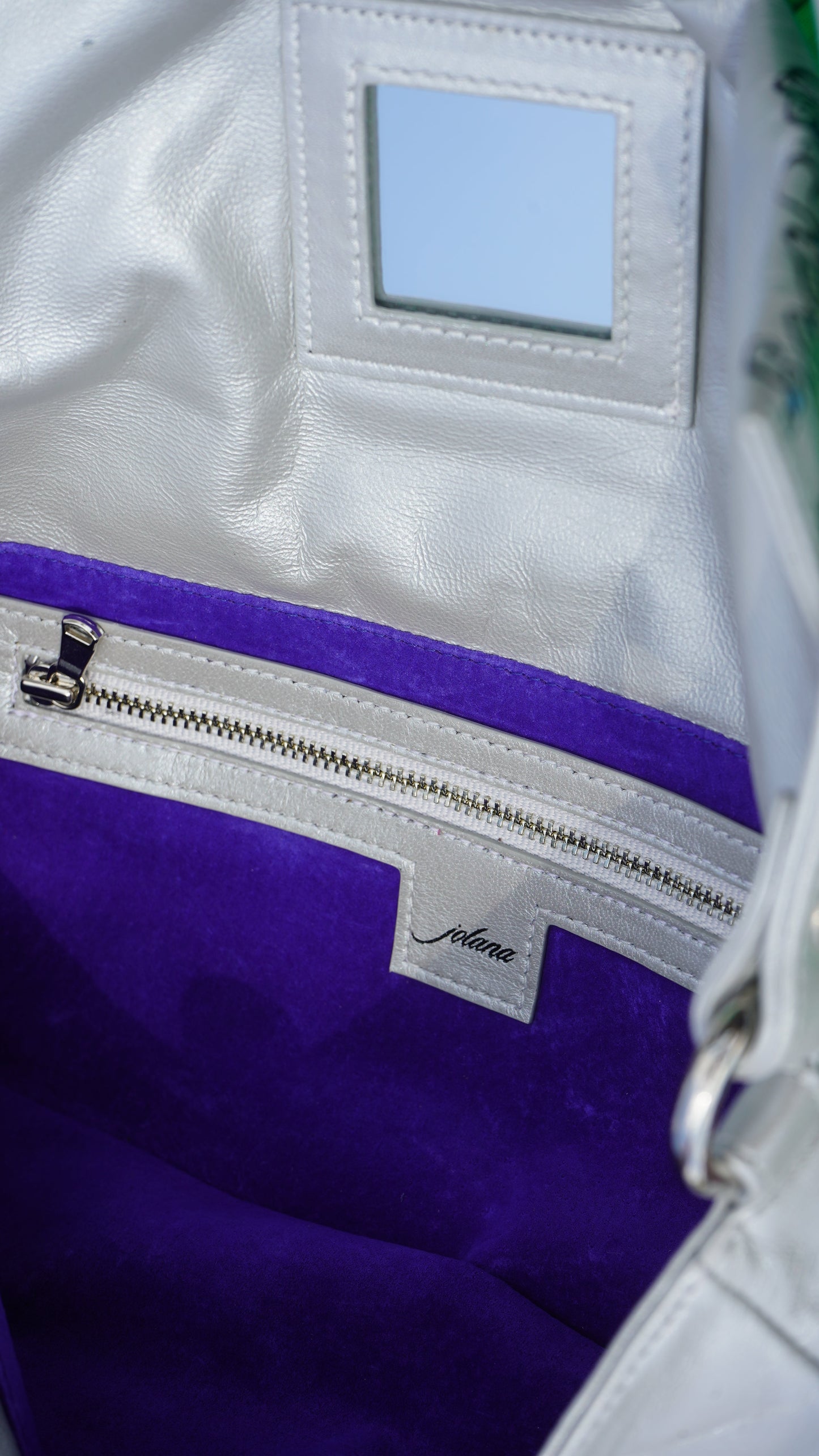 Liv Beaded Baguette [Platinum]
