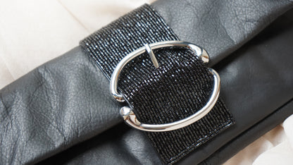 Liv Beaded Baguette [Smoke]