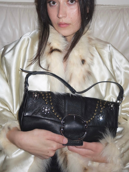 Liv Studded Bling Baguette [Smoke)