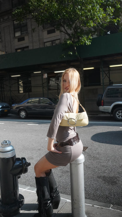 Liv Studded Baguette [Buttercream]