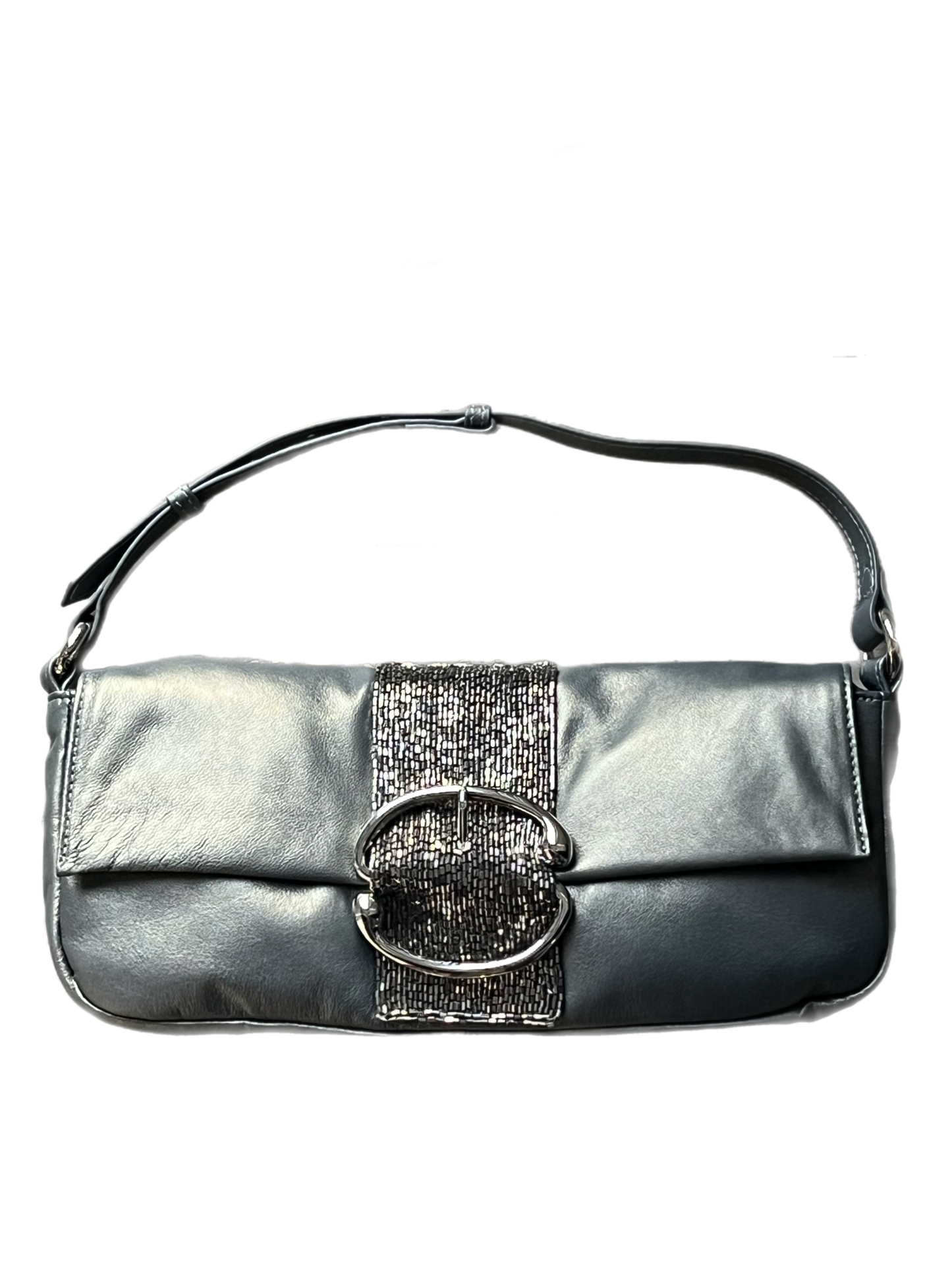 Liv Beaded Baguette [Steel]