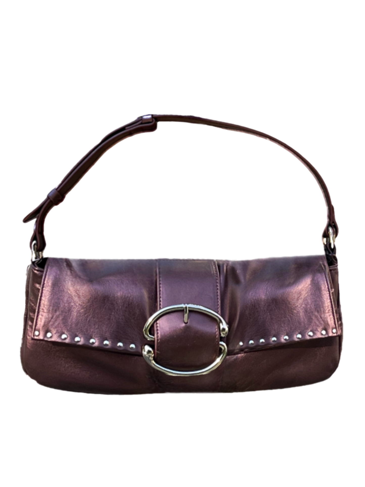 Liv Studded Baguette [Electric Plum]