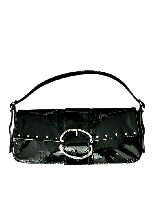 Liv Studded Baguette [Black Patent]